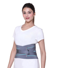 Sangle croisée de soutien lombaire