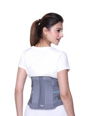 Sangle croisée de soutien lombaire