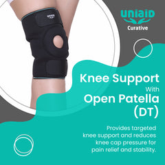 Genouillère avec rotule ouverte