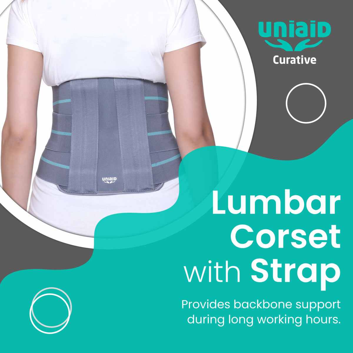 Corset lombaire avec sangle