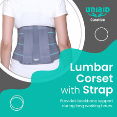 Corset lombaire avec sangle