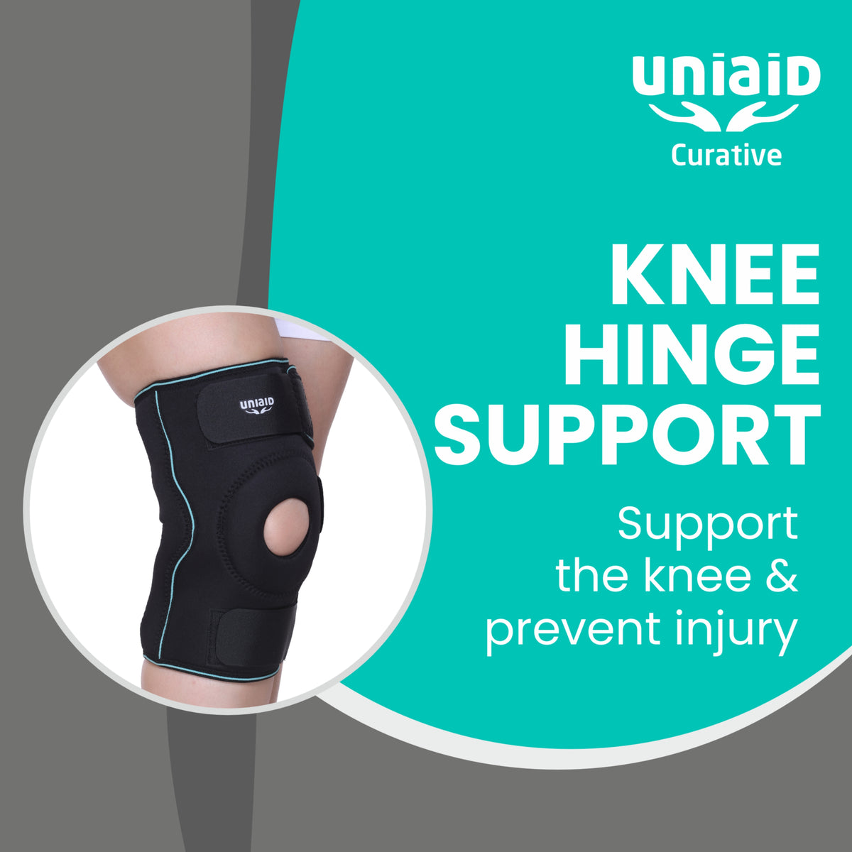 Support de charnière de genou